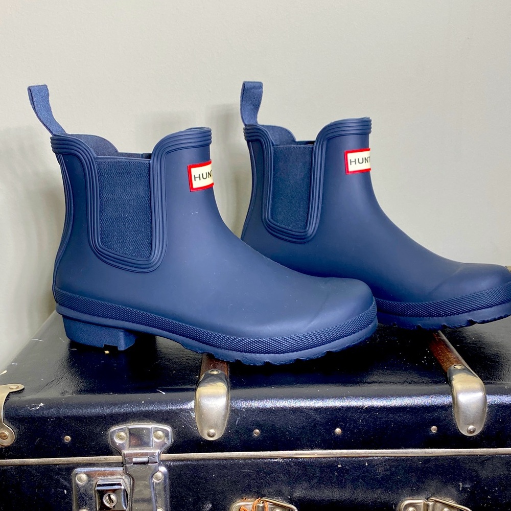 Waterproof Chelsea, rain boot by Hunter